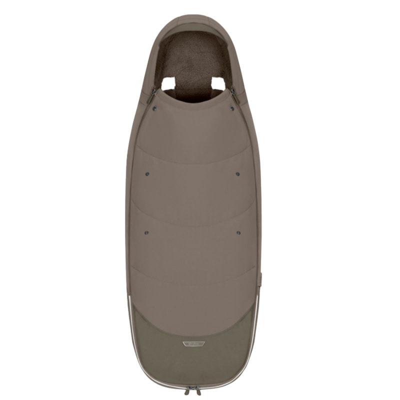 Cybex e-Priam Comfort 2026 rám Matt Black + fusak, Coconut Brown 1