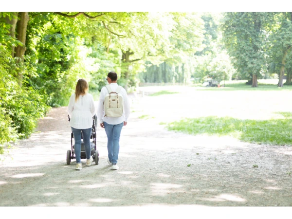 Prebaľovací batoh Family Club Off White 17