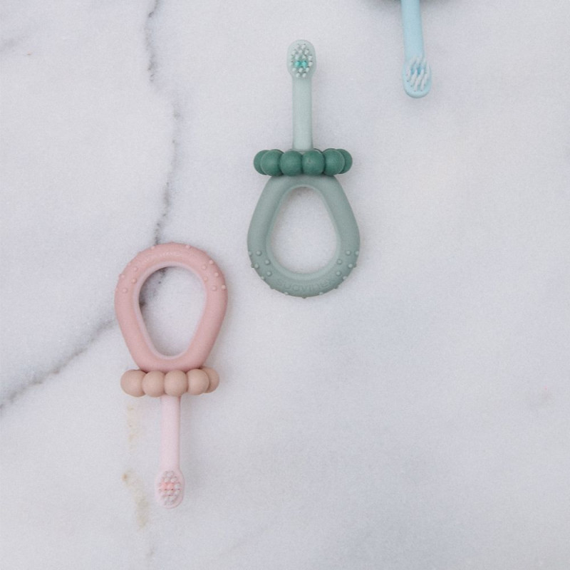 SUAVINEX | Detská kefka na zúbky BABY 0-2 roky - ružová 2