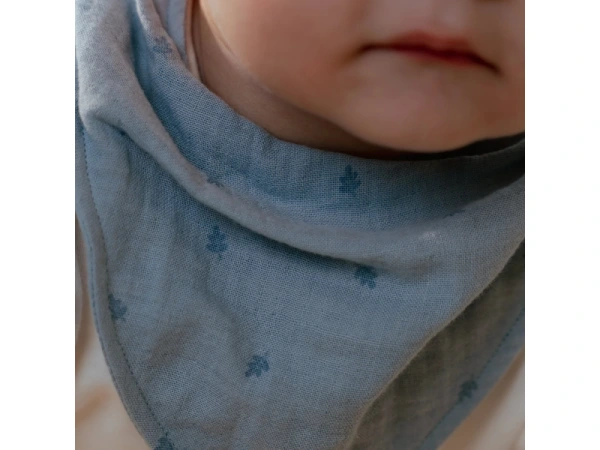 Podbradník bandana 2 ks Pure Denim Blue 1