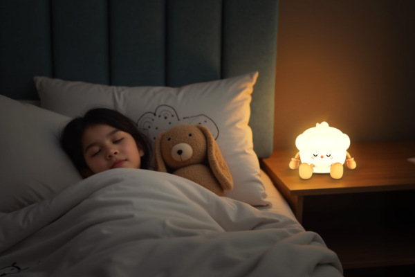 Silikónová nočná LED lampa veľkosť M, Muffin 3