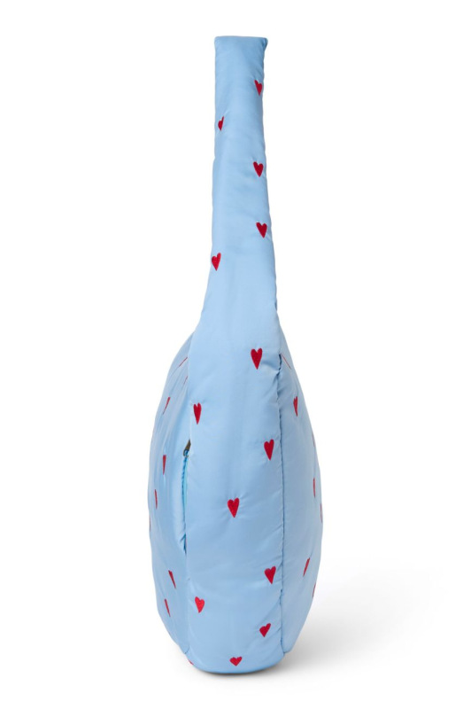 STUDIO NOOS - Puffy Cross Body Bag | Light Blue Hearts 5