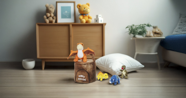 Plyšový set hračiek, Dino 7