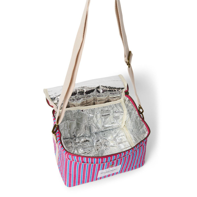 STUDIO NOOS - Poplin Coller bag - chladiaca taška | Raspberry Striped 3