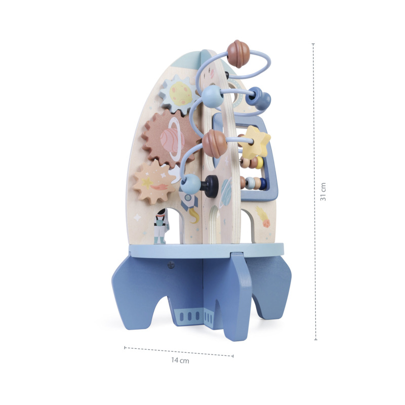 Dřevěná aktivity raketa 1