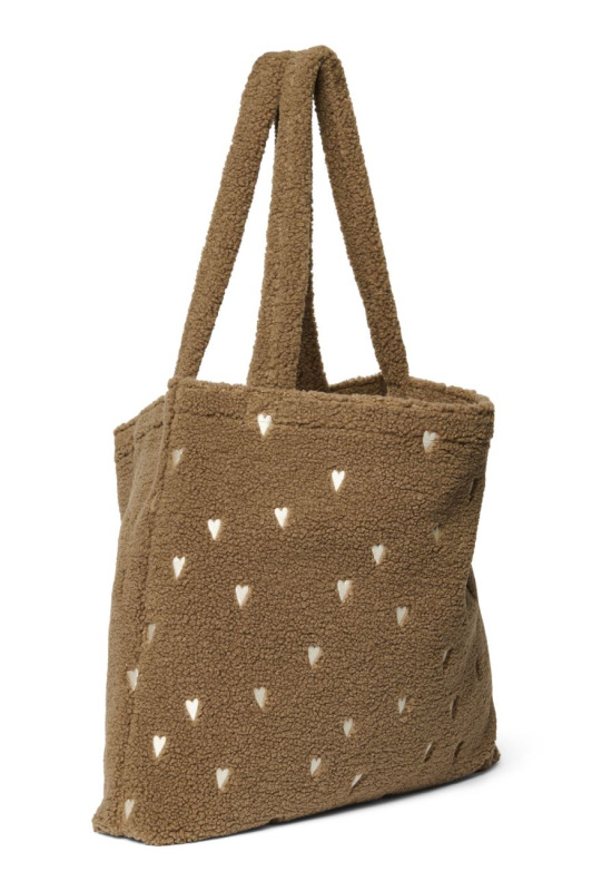 STUDIO NOOS - Teddy Hearts MOM BAG | Brown Hearts 2