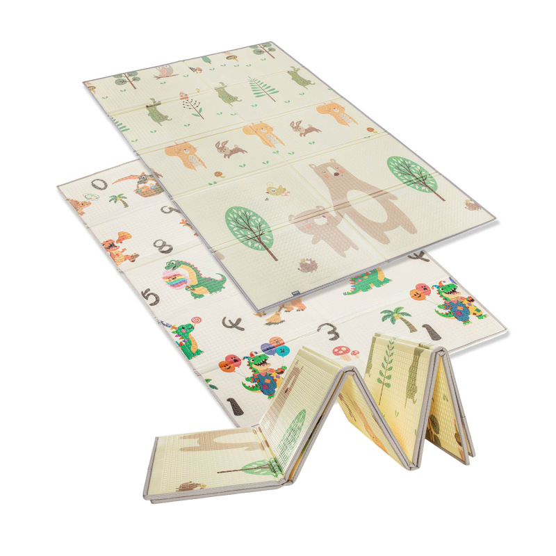 Multifunkční pěnová skládací podložka oboustranná 180x120, Forest