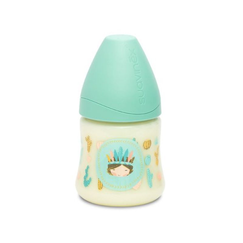 SUAVINEX | LÁHEV KULATÁ SAVIČKA latex 150ml - MODRÝ INDIÁN 1