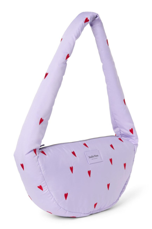 STUDIO NOOS - Puffy Mini Cross Body Bag | Purple Hearts 1