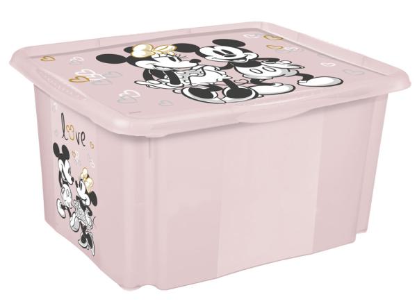 Úložný box s vekem "Minnie", Růžová
