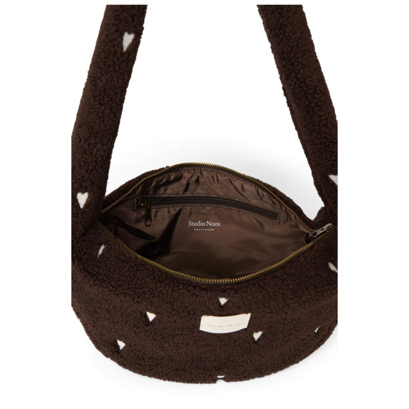 STUDIO NOOS - Teddy Mini Cross Body Bag | Chocolate Hearts 4