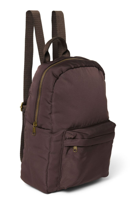 STUDIO NOOS - Puffy Midi BACKPACK - batôžtek s predným vreckom | Brown 1