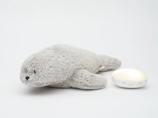 MOONIE Uspávačik Tuleň Organic Grey