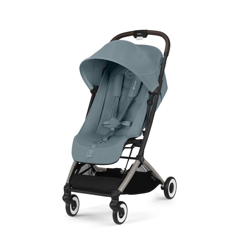 Kočík do lietadla Cybex Orfeo 2025 Stormy Blue, Taupe frame