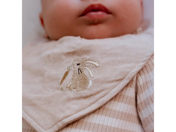 Podbradník bandana 2 ks Baby Bunny 2