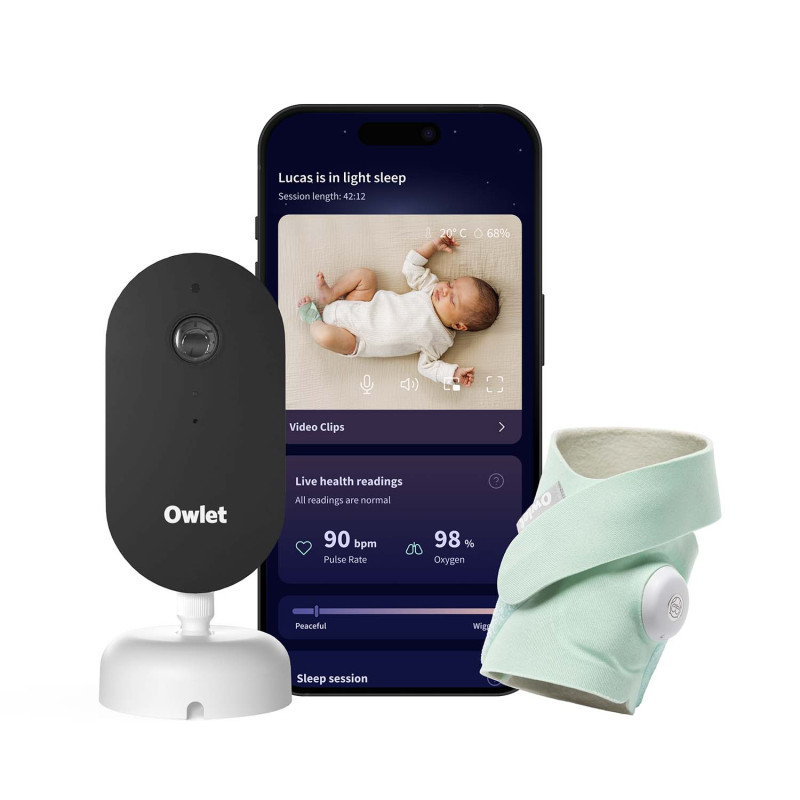 Owlet Dream Duo MINT s kamerou Dream Sight – monitor bábätka novej generácie