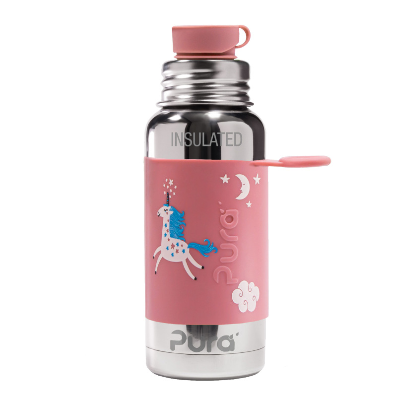 PURA Termo fľaša so športovým uzáverom 475ml, Unicorn