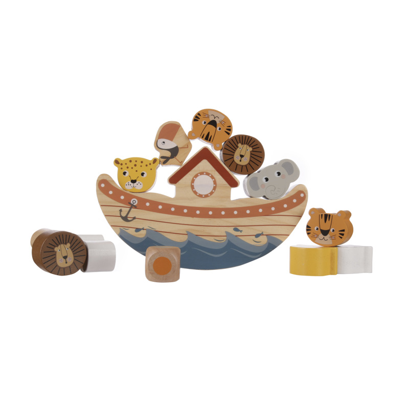 Dřevěná balanční hra archa, Wood 4