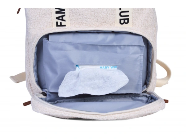 Prebaľovací batoh Family Club Signature Teddy Off White 6