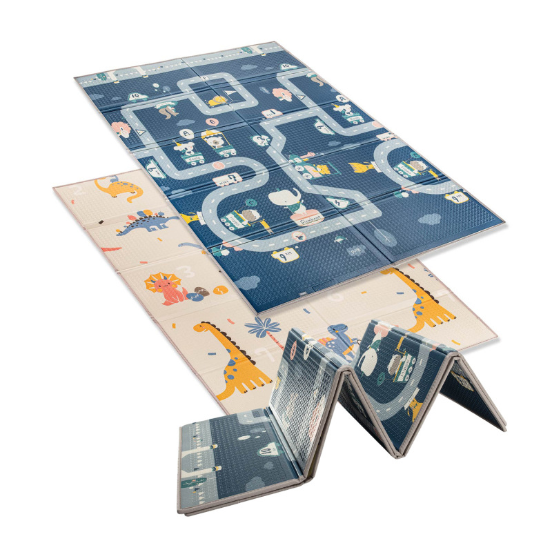 Multifunkční pěnová skládací podložka oboustranná 180x120, Dino