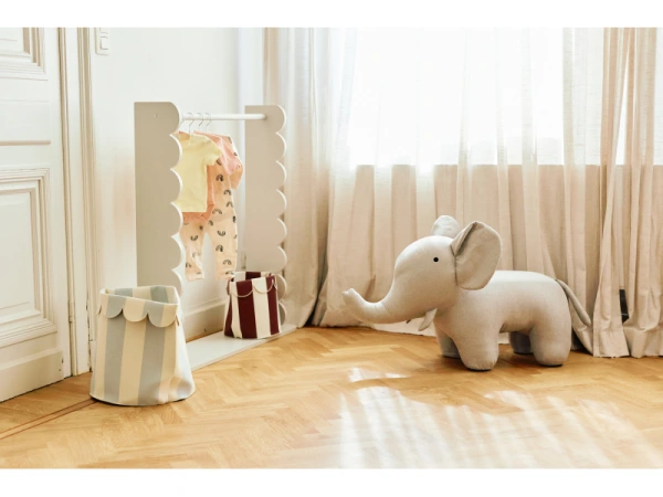 Slon textilný stojaci Grey 6