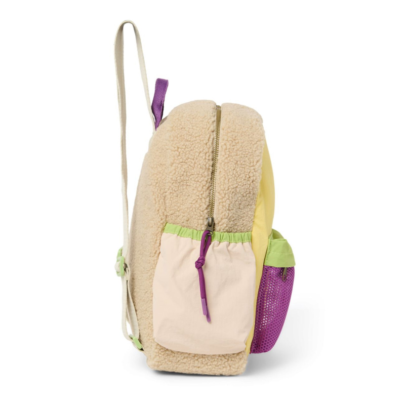 STUDIO NOOS - Patchwork Midi BACKPACK - batůžek | Butter Yellow 2
