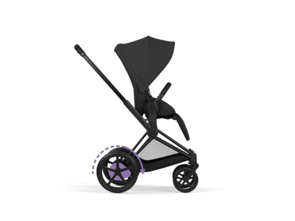 Cybex e-Priam Comfort 2026 rám Matt Black - Sepia Black 7