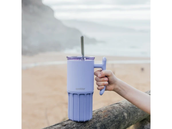 Nerezový termohrnček so slamkou Umi Lavender 720 ml 1