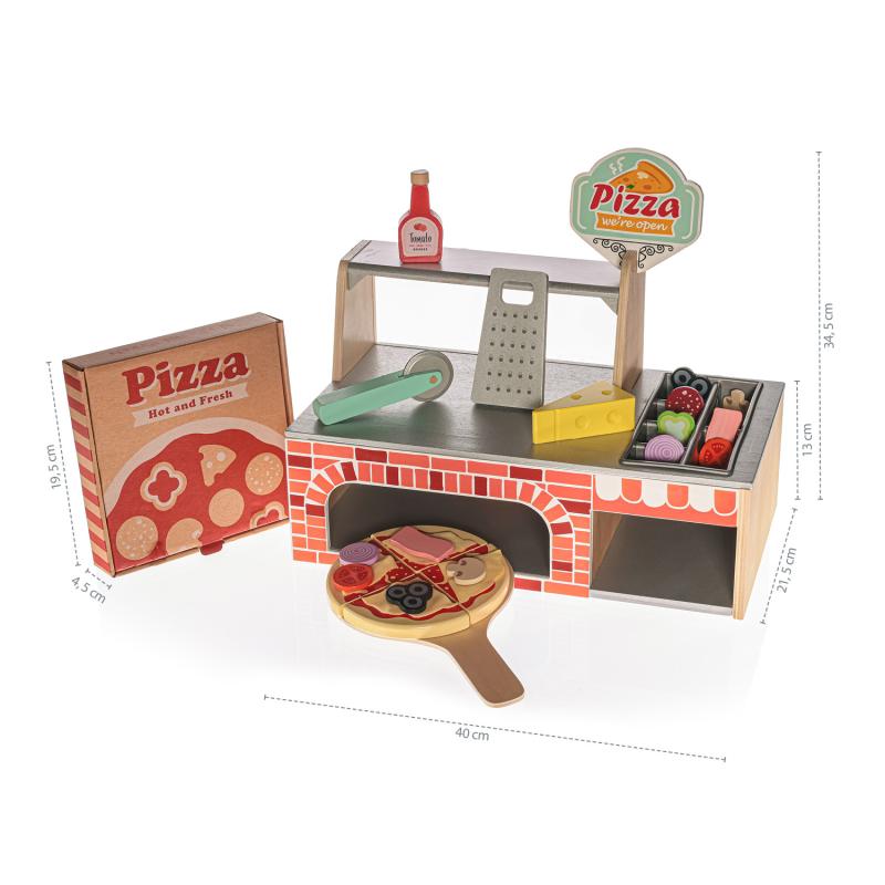 Dřevěný set Pizzerie, 2023