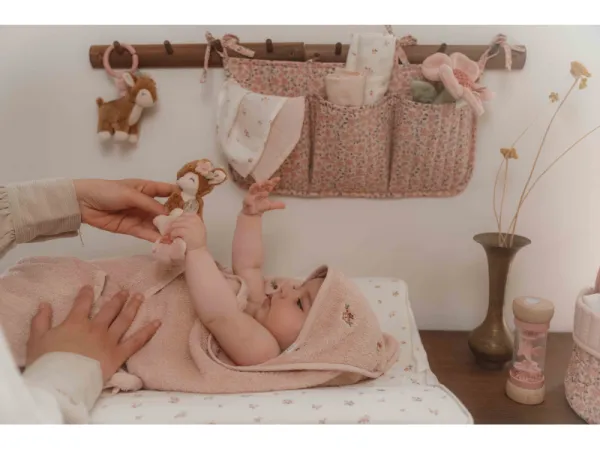 Látkovy Organizér na plienky, kefky Fairy Floral 2