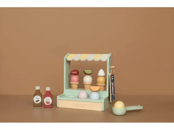 Zmrzlinový stánok drevený 7