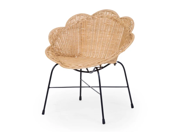 Kreslo detské ratanové Flower