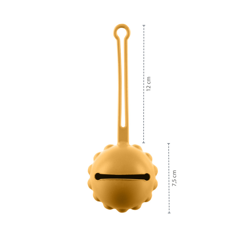 Silikónové puzdro na cumlík, Mustard Yellow 2