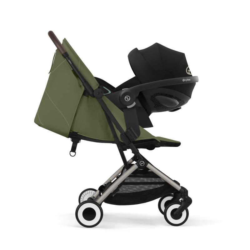 Kočík do lietadla Cybex Orfeo 2025 Moos Green, Taupe frame 4