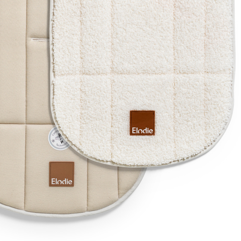 ELODIE DETAILS Podložka do kočíka White Bouclé 1
