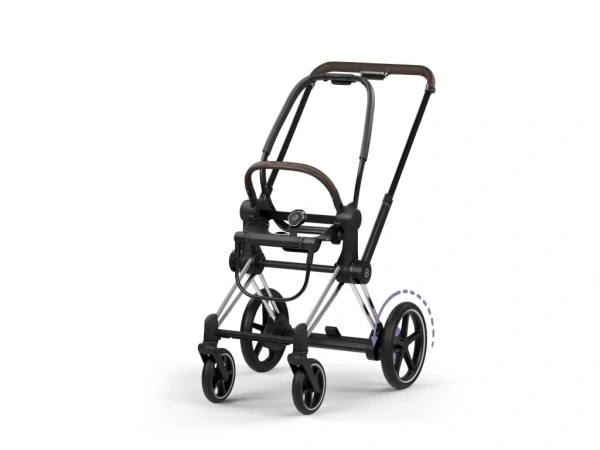 Cybex e-Priam Style podvozok 2026 - Chrome Brown
