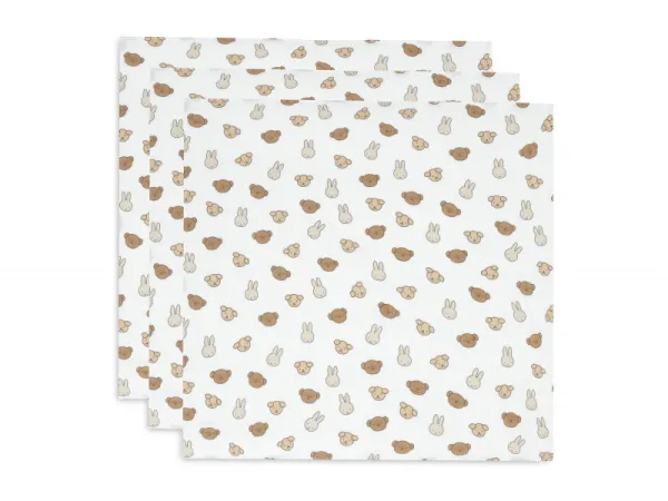 Plienky 3 ks 70x70 cm Miffy & Friends