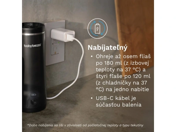 Baby Brezza SuperFast Portable Warmer ohrievač mlieka a vody 6