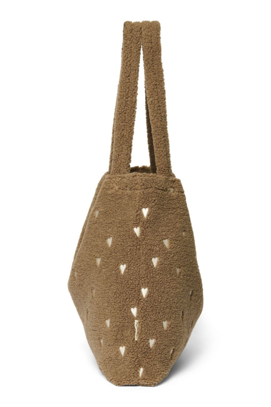 STUDIO NOOS - Teddy Hearts MOM BAG | Brown Hearts 1