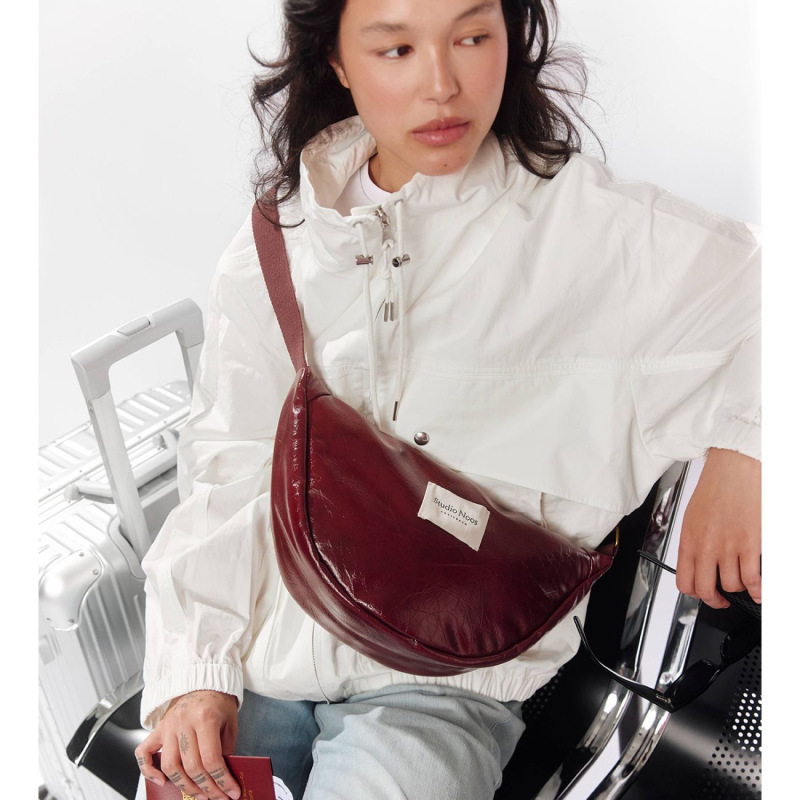 STUDIO NOOS - Leather Adult FANNY kabelka | Burgundy 1