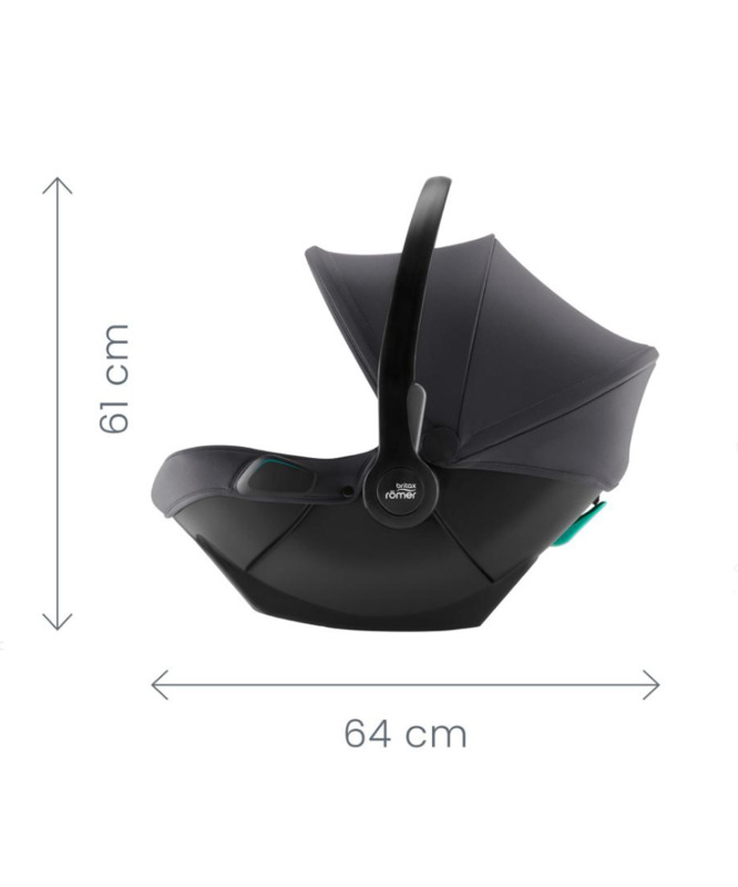 my junior® MAVI Pure Black + sedačka Romer Core + adaptéry 7