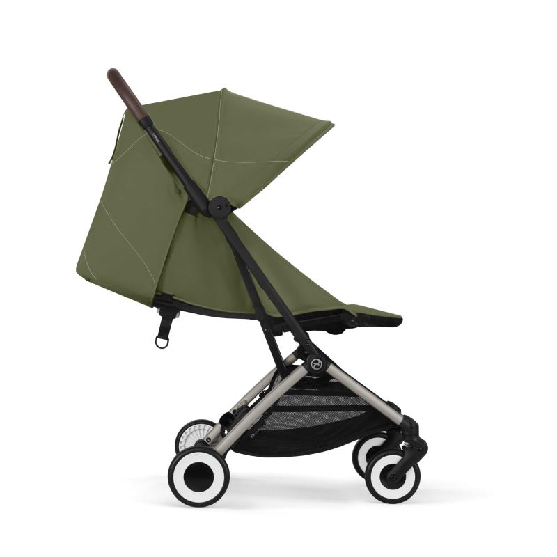 Kočík do lietadla Cybex Orfeo 2025 Moos Green, Taupe frame 2