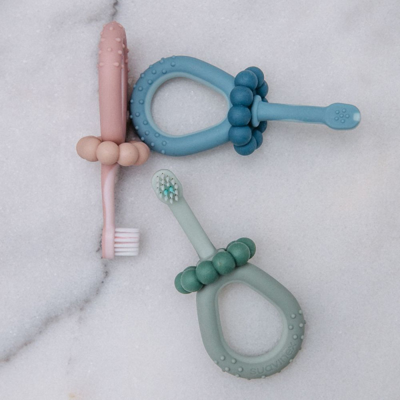 SUAVINEX | Detská kefka na zúbky BABY 0-2 roky - ružová 9