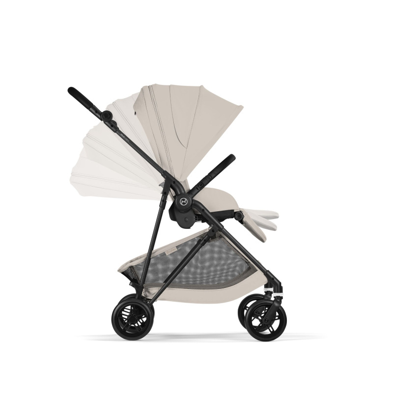 Cybex Melio Carbon 2026 - DUNE GREY, ľahká bugina 6