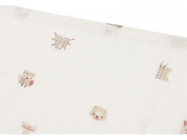 Plienky 3 ks 70x70 cm Animal Friends 2