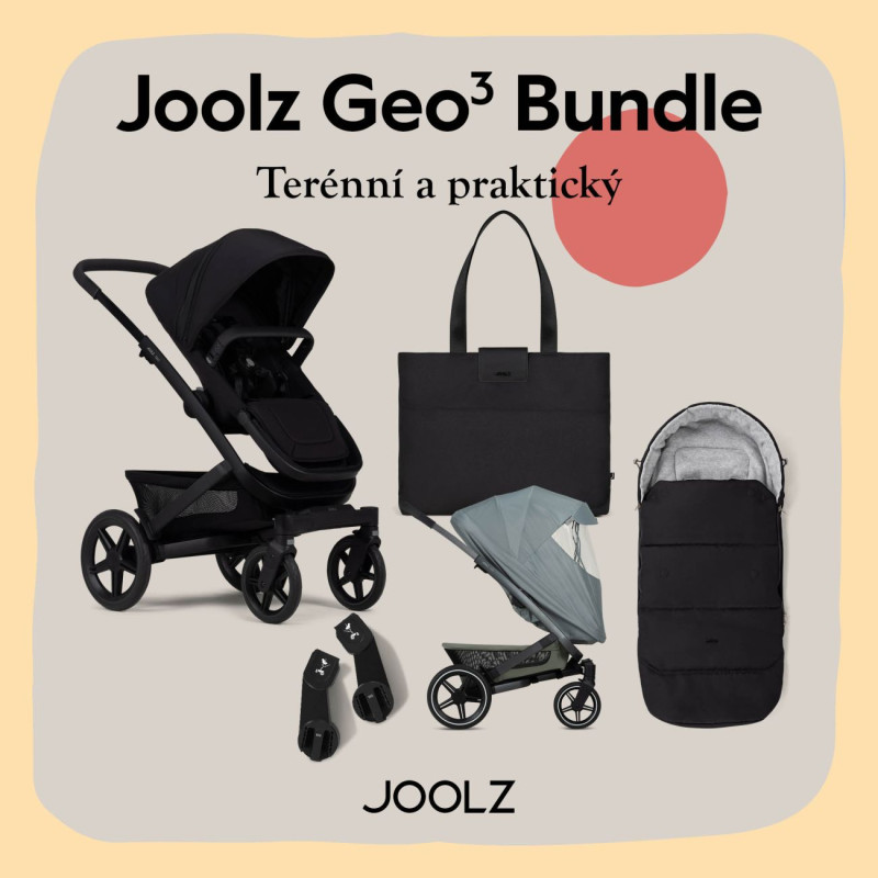 JOOLZ | Geo3 kompletný set | Brilliant black + Darčeky
