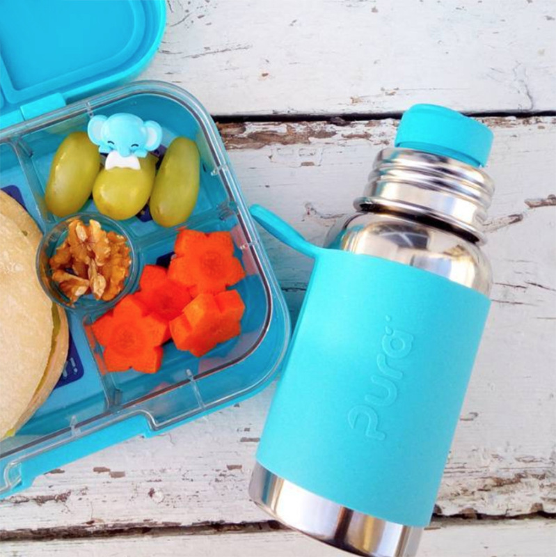 PURA Nerezová fľaša so športovým uzáverom 500ml, Aqua 1