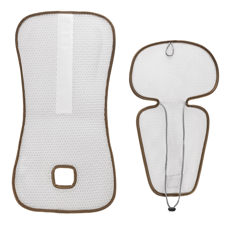 Priedušná podložka do autosedačky Breeze sk. 2/3, Toffee Brown 10