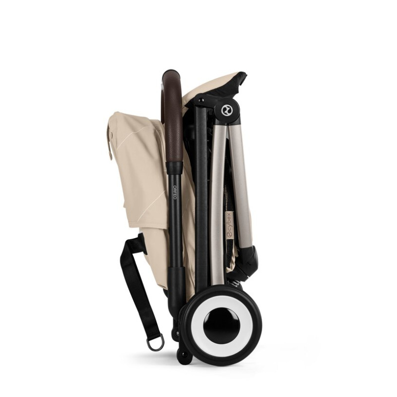 Cybex ORFEO 2026 BLK skladný kočík do lietadla - Almond Beige 8