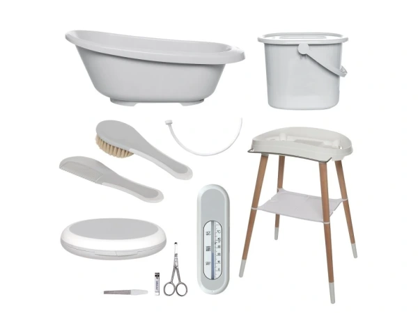 Bébé-Jou Sada na kúpanie Sense 7-dielna Light Grey